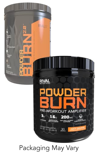 Powder Burn 2.0 Orange 35 Serving,14.24 Ounce Rivalus uk supplements