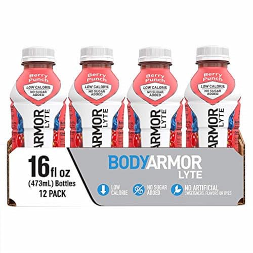 BODYARMOR LYTE Sports Drink Low-Calorie Sports Beverage, Berry Punch, Coconut BODYARMOR uk supplements