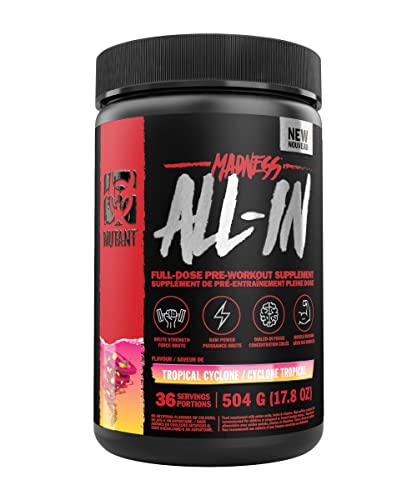 Mutant | Madness and Madness All-in | Double Pre-Workout Bundle | Fruit Punch and Melon Mutant uk supplements