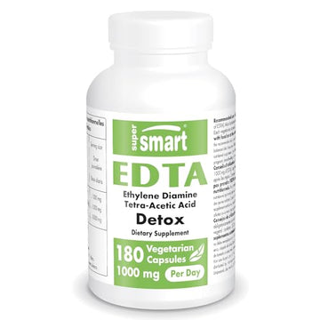 Supersmart - EDTA 1000mg per Day - Calcium Disodium EDTA Supplement | Non-GMO Supersmart uk supplements