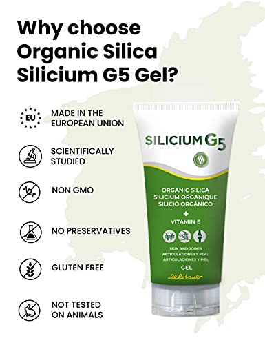 SILICIUM G5 Gel | Transdermal Silica Supplement for Skin Application and Dermal Absorption SILICIUM G5 uk supplements