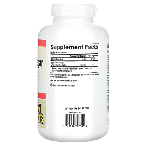 Natural Factors, Apple Cider Vinegar Capsule, Supports Digestion and Weight Management Natural Factors uk supplements