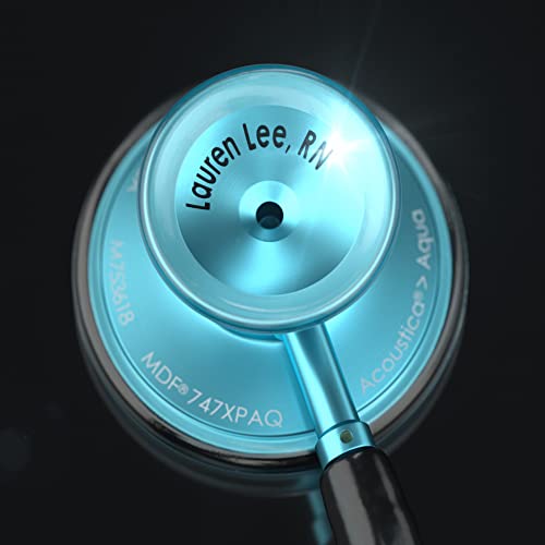 Engravable - MDF Acoustica Lightweight Personalized Custom Stethoscope MDF Instruments uk supplements