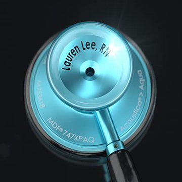 Engravable - MDF Acoustica Lightweight Personalized Custom Stethoscope MDF Instruments uk supplements