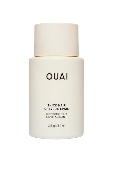 OUAI Thick Hair Conditioner Travel Size - Moisturizing Conditioner for Dry, Frizzy Hair - Keratin, Marshmallow Root, Shea Butter and Avocado Oil - Paraben, Phthalate and Sulfate Free (3 Oz) OUAI uk supplements