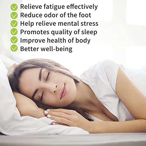 Foot Pads maguja 100Pcs Deep Cleansing Foot Pads for Stress Relief | Better Sleep | Foot Care maguja uk supplements