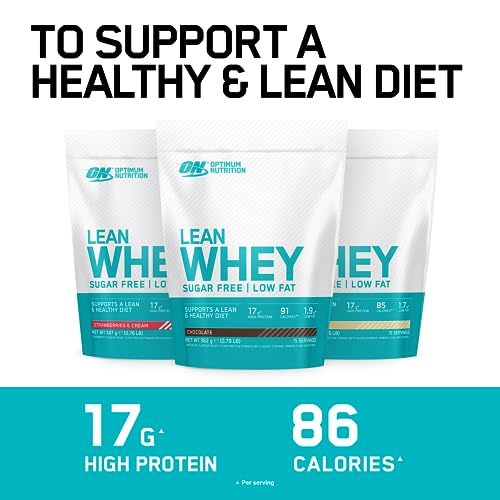 Optimum Nutrition Lean Whey Protein Powder, Low Fat, Sugar Free Diet Protein Powder Optimum Nutrition uk supplements
