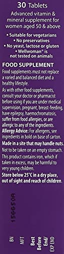 Vitabiotics Wellwoman 50+, 30 Tablets, Pack of 1 Vitabiotics uk supplements