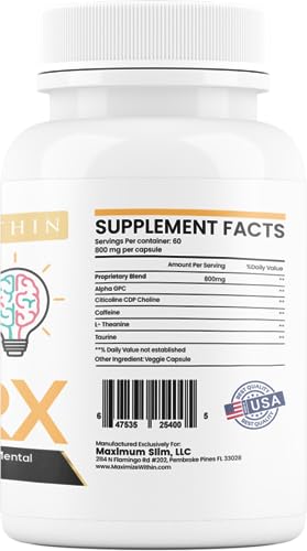 Maximum Slim Infinite Focus RX Nootropic Capsules Maximum Slim uk supplements