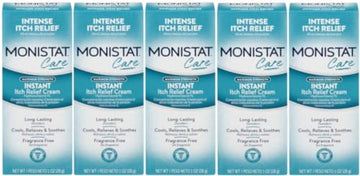 Monistat Care Maximum Strength Instant Itch Relief Cream, 1 Ounce each (Value Pack of 5) My Store uk supplements