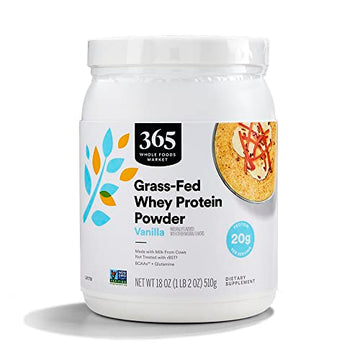 365 by Whole Foods Market, Vanilla Grass Fed Whey Protein, 18 Ounce 365 by Whole Foods Market uk supplements