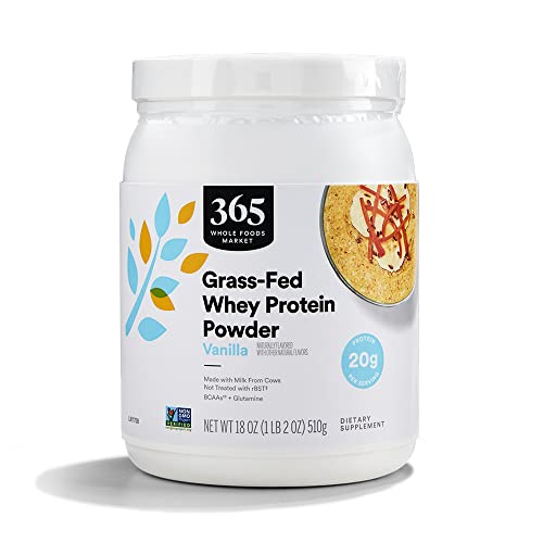 365 by Whole Foods Market, Vanilla Grass Fed Whey Protein, 18 Ounce 365 by Whole Foods Market uk supplements