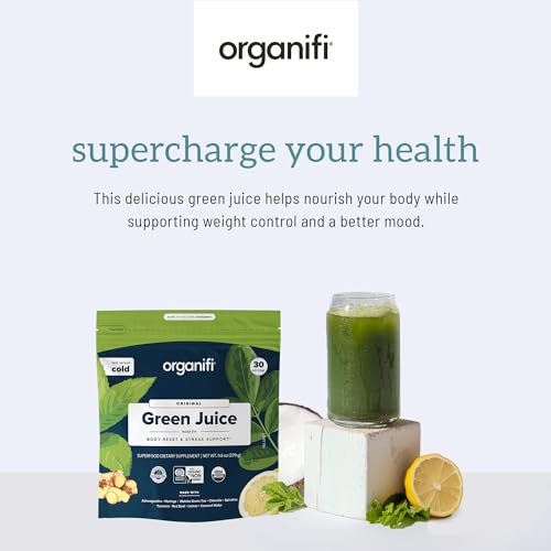 Organifi Green Juice - Organic Superfood Powder - 90-Day Supply - Organic Vegan Greens Organifi uk supplements