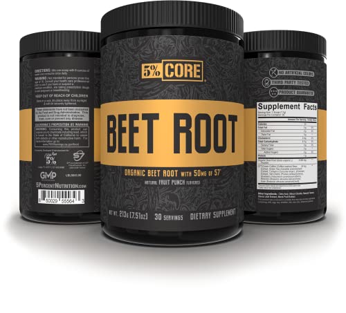 5% Nutrition Core Beet Root | Nitric Oxide Organic Beet Root Powder Pre Workout Additive 5% Nutrition uk supplements