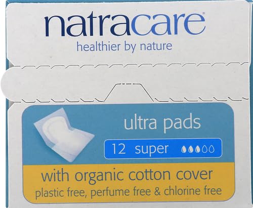 Natracare Pads Ultra Super Wings, 12 ct NATRACARE uk supplements