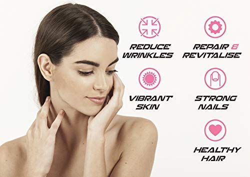 Collagen Supplements for Women - Marine Collagen Capsules - High Strength Skin, Hair Freak Athletics uk supplements