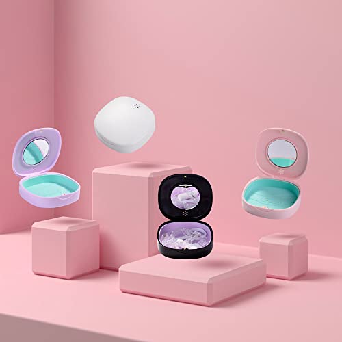 2 Pack Retainer Case with Vent Holes, Mirrors,Compatible with Invisalign,Night Guards Doboli uk supplements