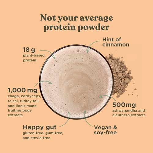 Four Sigmatic Organic Plant-Based Protein Powder Unflavored Protein with Lion’s Mane Four Sigmatic uk supplements