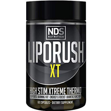 LIPORUSH NDS Nutrition XT - Concentrated Thermogenic with L-Carnitine & Teacrine LIPORUSH uk supplements