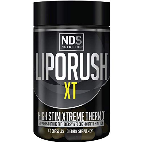 LIPORUSH NDS Nutrition XT - Concentrated Thermogenic with L-Carnitine & Teacrine LIPORUSH uk supplements