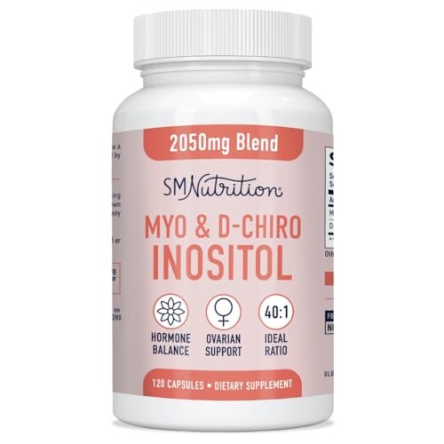 Myo-Inositol & D-Chiro Inositol | Hormone Balance for Women | Ideal 40:1 Ratio | Myo Inosit SMNutrition uk supplements