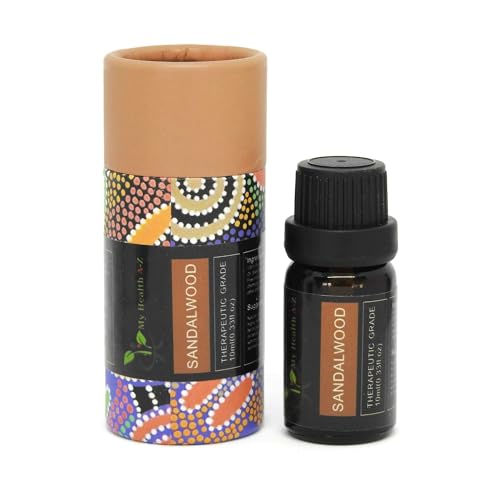 My Health A-Z Sandalwood Essential Oil, Organic 10ml (Santalum Album) Extracted My Health A-Z uk supplements