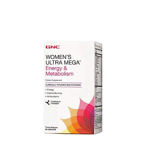 GNC Womens Ultra Mega Energy and Metabolism Multivitamin for Women, 90 Count GNC uk supplements