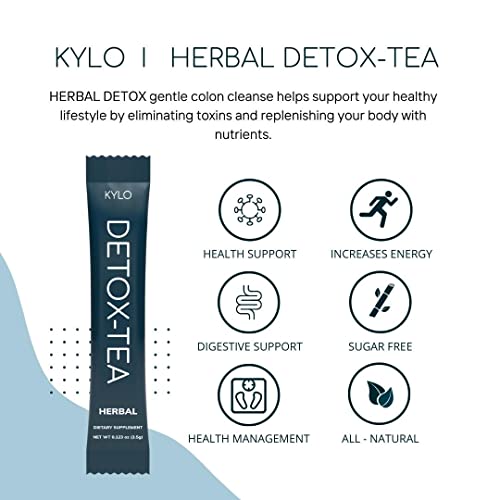 KYLO Instant Herbal Detox Tea - Support for Weight Management (30 Single-Serve Sticks) KYLO uk supplements