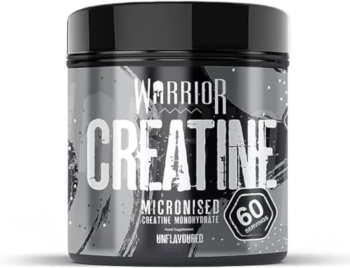Warrior Creatine Monohydrate Powder – 300g – Micronised for Easy Mixing Warrior uk supplements