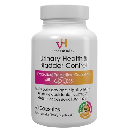 vH essentials Urinary Health & Bladder Control, Cranberry Extract, Prebiotics and Probiotics vH essentials uk supplements