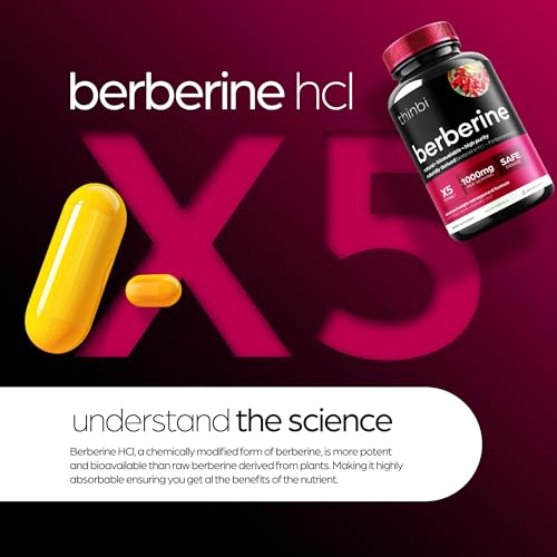 1000mg Berberine Supplement Capsules with Bitter Melon and Banaba Leaf - 30 Servings Artnaturals Store uk supplements