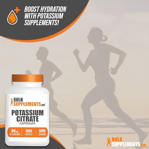BulkSupplements.com Potassium Citrate Capsules - Potassium Supplement, Potassium BULKSUPPLEMENTS.COM uk supplements