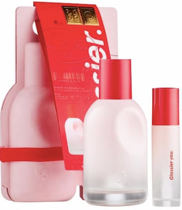 Glossier You Limited Edition Two of You Eau de Parfum Holiday Gift Set - Full Size Spray (1.7oz / 50ml) and Travel Size Rollerball (0.27oz / 8ml) Glossier uk supplements