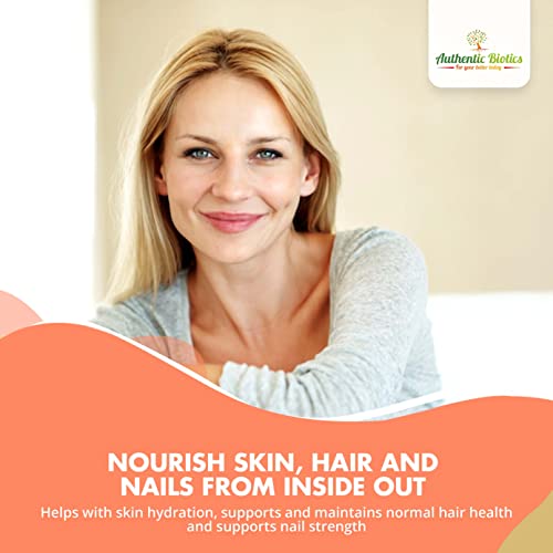 Vegan Collagen Boosting Natural Plant-based Skincare, Vitamins for Healthy Skin with Antioxidants Authentic Biotics uk supplements
