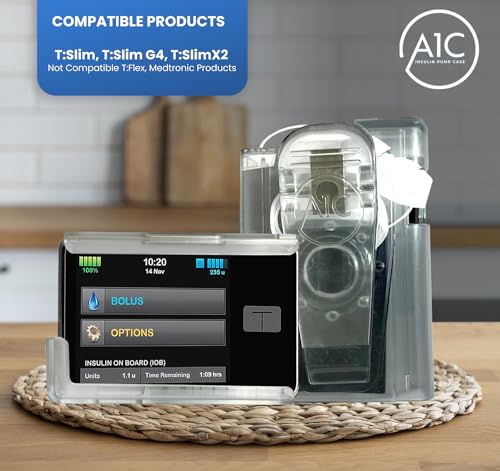 (2023-24 Model) A1C Pump Case, 360 Rotating Case for Tandem Tslim, t:Slim X2, t:Slim G4 PUG PROTECTIVE GEAR uk supplements