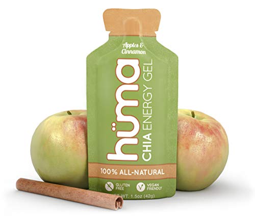 Huma Chia Energy Gel, Apples & Cinnamon, 12 Gels - Premier Sports Nutriti HÜMA CHIA ENERGY GEL uk supplements