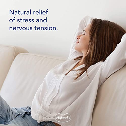 Hyland's Naturals Nerve Tonic Stress Relief Tablets, Natural Relief of Restlessness, Nervousness Hyland's uk supplements