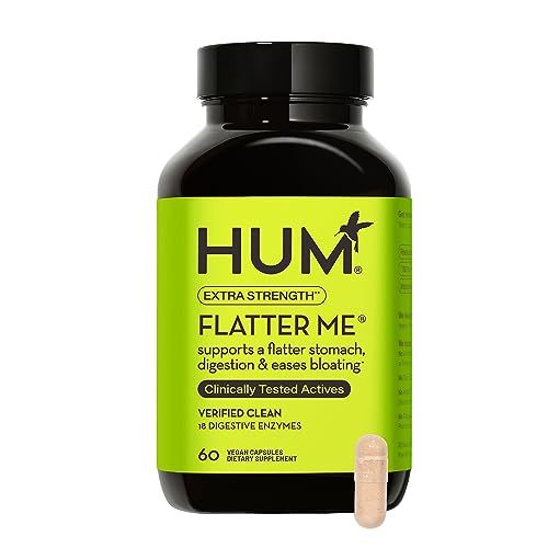 HUM Flatter Me Supplement for Daily Bloating - 18 Full Spectrum Digestive HUM uk supplements