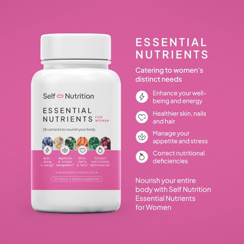 SELF NUTRITION Vegan Multivitamins for Women -Expert Designed 28 Nutrients – Boost Energy SELF NUTRITION uk supplements