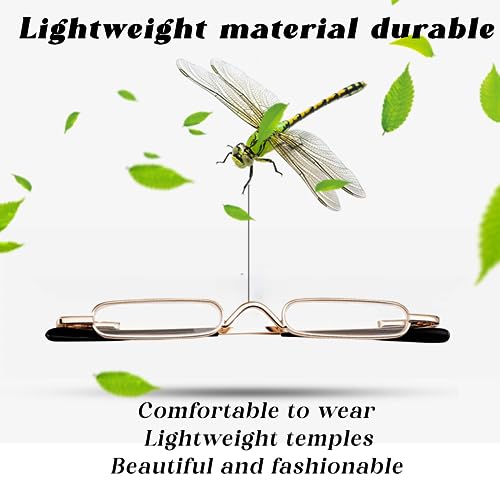 Viseng 2 Pairs Slim Pocket-Sized Metal Reading Glasses: Your Stylish Travel Companion Viseng uk supplements