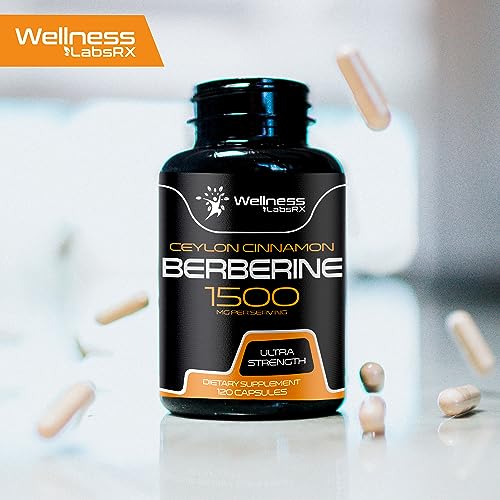 WELLNESS LABSRX Berberine Supplement 1500mg - Liposomal Berberine with Ceylon WELLNESS LABSRX uk supplements