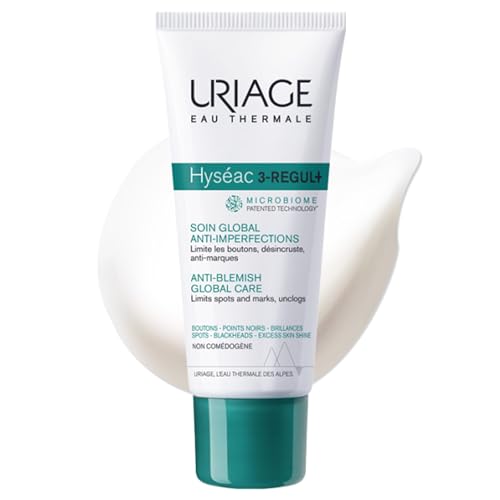 Uriage Hyseac 3-regul+ | Face Moisturizer For Oily Skin Prone To Acne. Pimples, Spots Uriage uk supplements