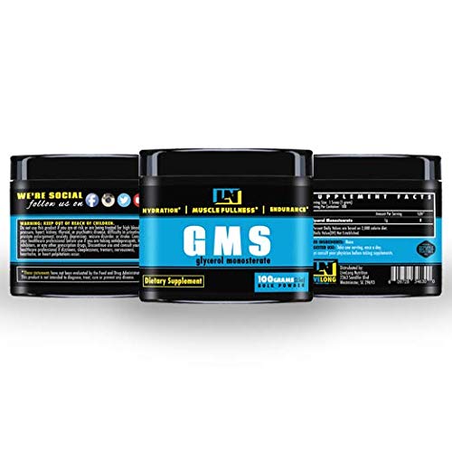 LiveLong Nutrition Glycerol Monostearate GMS Powder - Hydration, Endurance, Muscle LiveLong Nutrition uk supplements