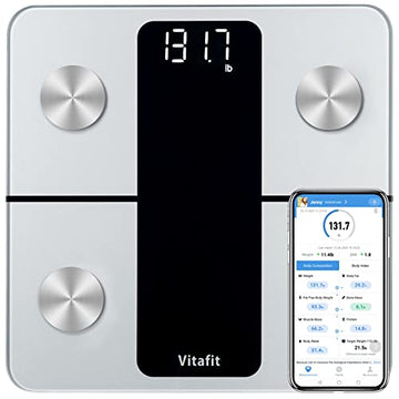 Vitafit Smart Scales for Body Weight and Fat Percentage, Weighing Professional Since 2001 Vitafit uk supplements
