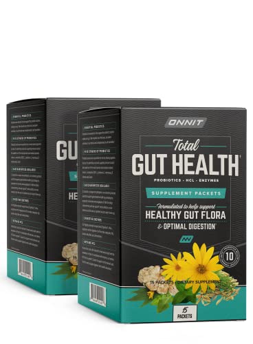 ONNIT Total Gut Health - Complete Probiotics & Digestive Enzyme Supplement ONNIT uk supplements