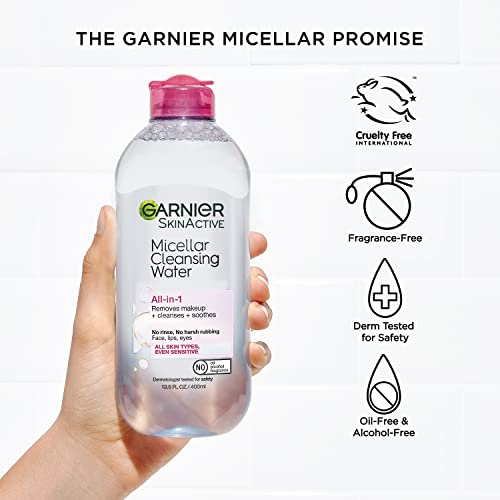 Garnier SkinActive Micellar Water for All Skin Types, Facial Cleanser & Makeup Remover Garnier uk supplements