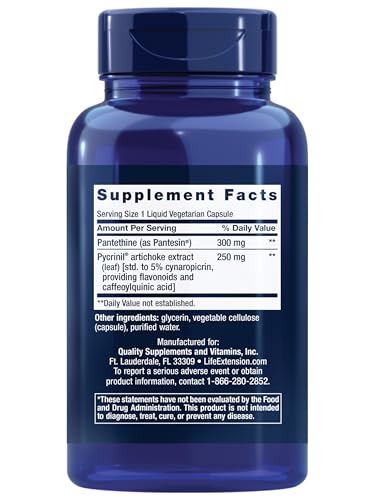 Life Extension CHOL-Support™, Helps Maintain Already Healthy Cholesterol, Heart Health, Artichoke Leaf Extract, Vitamin B5 pantethine, Gluten-Free, Non-GMO, Vegetarian, 60 Capsules Life Extension uk supplements