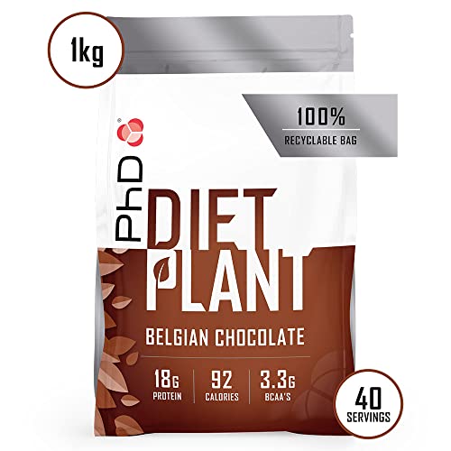 PhD Nutrition Diet Plant, Vegan Protein Powder Plant Based, High Protein Lean Matrix PhD uk supplements