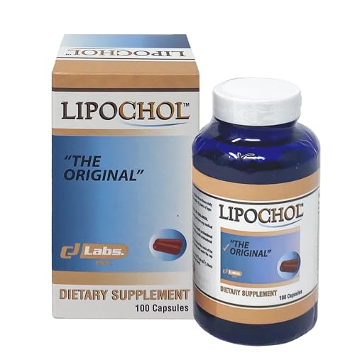 LIPOCHOL, Liver Health, Vitamin and Nutrient Boost (100 Capsules/Pack of 1) LIPOCHOL uk supplements