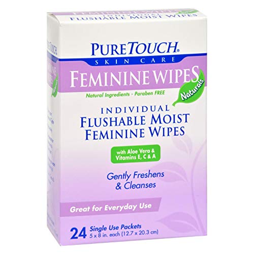 Puretouch Feminine Wipes Flushable - 24 Wipes PureTouch uk supplements